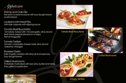 Menu Design & Photography